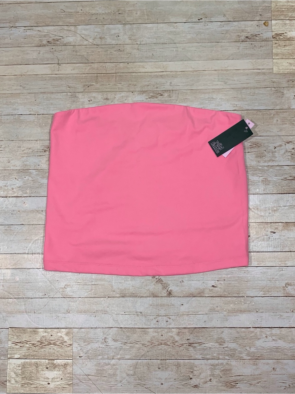 Wild Fable Target Size XL Pink Strapless Tube Top Cropped Lined NWT